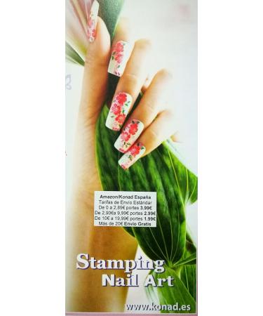 Buy Konad Sealing Plates M50 - Floral & Butterfly Designs for Perfect Manicure - International Shipping Available - Buy Online on SooperMarket.com