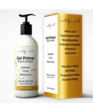 Conductive Gel - Facial Hydrating Leave-On Gel Primer, Hyaluronic Acid, Collagen Peptide, Niacinamide, Vitamin E, Gold Foil