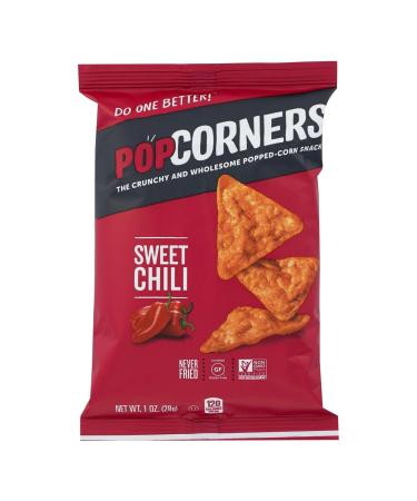 Popcorners Sweet Heat Chili Popped Corn Chips, 1 Ounce -- 40 per case.