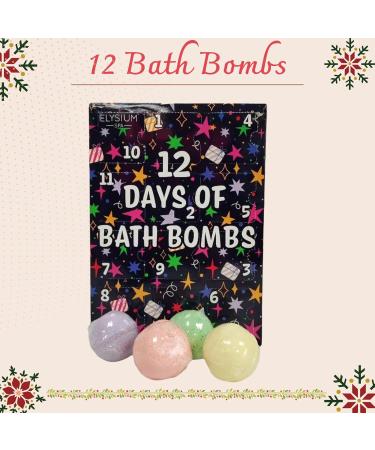 Bath Bomb Advent Calendar 2024-12 Days of Bath Bomb - Christmas Gifts for Women Bath Bombs Gift Set Bath Gift Set Pamper Gifts for Women - Buy Online on SooperMarket.com