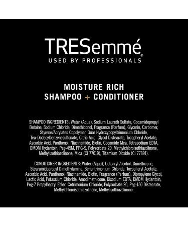 Tresemme Moisture Rich Shampoo & Conditioner 2 pk. (40 fl. oz.) - Hydrating Hair Care - Buy Online on SooperMarket.com