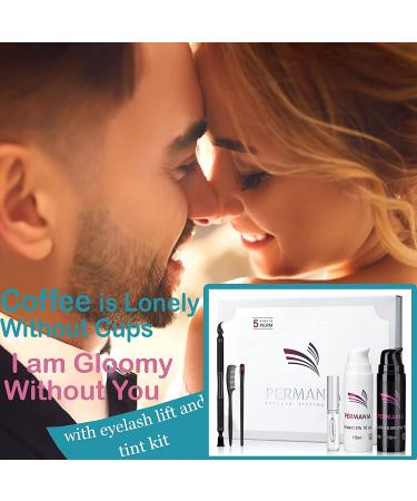 PERMANIA 4-IN-1 Lash Lift & Black Color Kit - Voluminous Eyelash & Brow Lift Set for 8 Weeks - Includes 50PCS Tool Set - Buy Online on SooperMarket.com