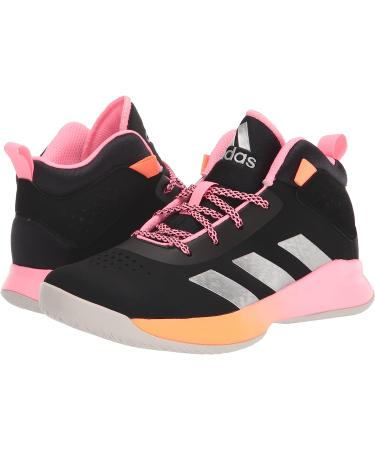 adidas Unisex-Child Cross Em Up 5 Basketball Shoe Big Kid - Black/Silver/Pink - Size 7 Wide - Buy Online on SooperMarket.com