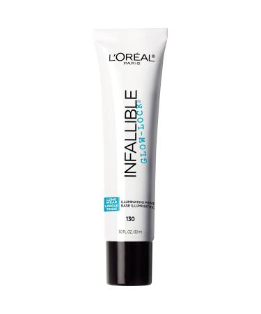 L'Oreal Paris Makeup Infallible Pro Glow-Lock Longwear Illuminating Face Primer, 1 Ounce 1 Fl Oz (Pack of 1)