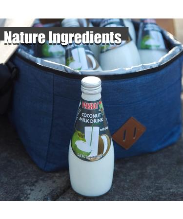 Parrot Coconut Milk Drink Original with Pulp 290ml (Pack of 12) - Refreshing Tropical Beverage - Buy Online on SooperMarket.com