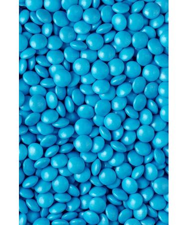 simply topps Coloured Milk Chocolate Beans - 30g or 100g - Cake Cupcake & Cookie Decoration Sprinkles (Baby Blue 100g) Baby Blue 100 g (Pack of 1)