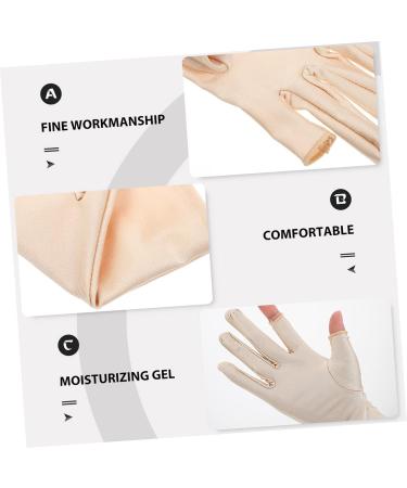 WOFASHPURET 1 Pair Ladies sun protection gloves salon gloves Half Finger Gloves Skin Gloves Golfing Gloves Anti- Fingerless Gloves riding gloves Manicure Glove Accessories Miss summer cloth 21x7.5x0.8cm - Buy Online on SooperMarket.com