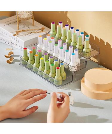 Heemeei 120 Pcs Clear Round False Nail Display Tips with Adhesive Sticker - Nail Art Color Chart Swatch Sticks for Training and Practicing - Buy Online on SooperMarket.com