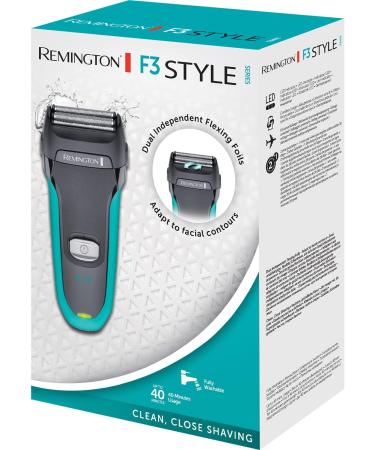 Remington F3 Style Series Electric Shaver with Pop Up Trimmer - Cordless Rechargeable Men's Razor - F3000 Grey - Buy Online on SooperMarket.com