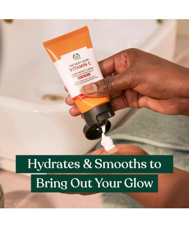 The Body Shop Vitamin C Glow-Protect Lotion SPF 30 1.69 oz - Vegan Moisturizer for Tired Dull Skin - Buy Online on SooperMarket.com
