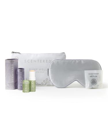 Scentered Sleep Essentials Travel Gift Set & Scentered DE-Stress Aromatherapy Balm Stick Bundle