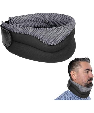 Buy HMLTD Soft Neck Support Pillow | Sponge Neck Relief Wrap for Sleeping & Travel | Unisex Collarage Gray - Buy Online on SooperMarket.com