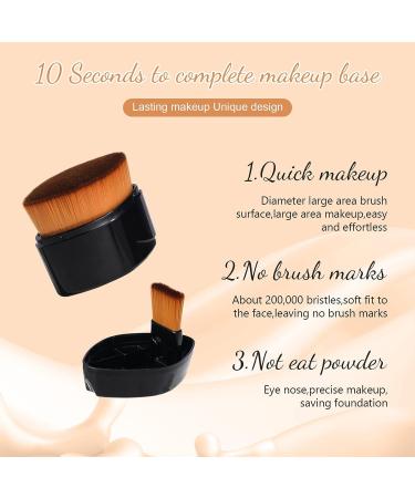 BS-MALL Foundation Makeup Brush Set with 3 Makeup Sponges - Synthetic Powder Cream Cosmetics Brushes for Face Magic Makeup - Buy Online on SooperMarket.com