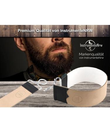 Strop Professional Leather Strop | 2-Sided Leather & Linen Razor Strop for Precision Shaving | International Shipping Available - Buy Online on SooperMarket.com