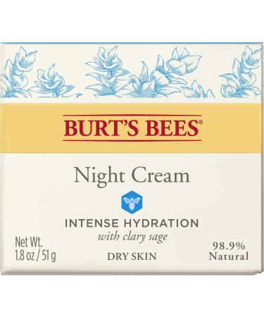 Burt's Bees Intense Hydration Night Cream 1.8 Oz - Moisturizing Night Lotion - Buy Online on SooperMarket.com