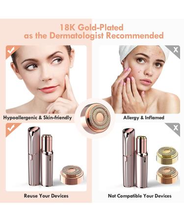 Gurelax Flawless Replacement Heads Gen 2 - Smooth Face Hair Removal for Women - Buy Online on SooperMarket.com