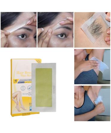 20-Piece Wax Strips Set for Men & Women - Body & Facial Hair Removal | Ideal for Legs Brazilian Arms Armpits & Bikini - Buy Online on SooperMarket.com