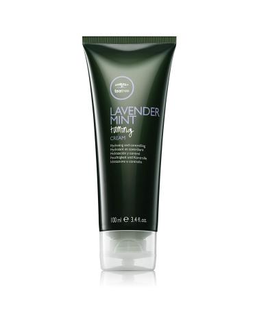Tea Tree Lavender Mint Taming Cream  Rich Hair Styling Cream  For Coarse  Curly + Dry Hair  3.4 Fl Oz