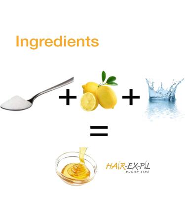 Hair-Ex-Pil Sugar Paste 400g Best Hair Removal for Intimate Areas Ideal for High Temperatures - International Shipping Available - Buy Online on SooperMarket.com