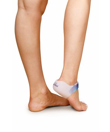 Heal A Heel Silicone Heal Cups (Adjustable) | Heel Cups for Cracked Heels | Comfortable and Durable Heel Cup for Cracked Heel Repair | Cracked Feet Treatment | Silicone Socks Adjustable (Pack of 2)