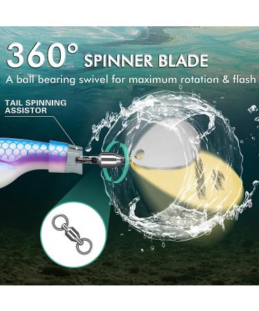 TRUSCEND Fishing Spoon with Triple Strengthened Hook and Copper Blade for Bass Trout Crappie - 0.5oz - Buy Online on SooperMarket.com