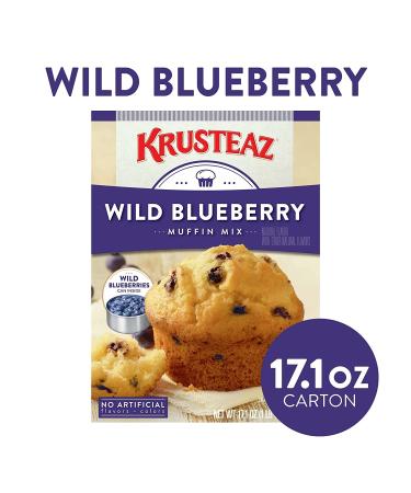 Krusteaz Wild Blueberry Muffin Mix 17.1 OZ - Pack of 3 | Buy Online Now - Buy Online on SooperMarket.com