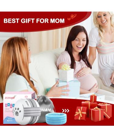 ZOHAN Baby Ear Defenders | Noise Cancelling Headphones for Boys 0-36 Months | Hearing Protection for Autism, Sleeping, Airplane, Fireworks | Adjustable Soft Headband | Newborn Baby Gifts | White - Buy Online on SooperMarket.com