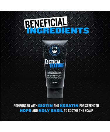 GIBS Grooming Tactical Texture Texturizing Fiber Paste - 3 Fl Oz - Buy Online on SooperMarket.com