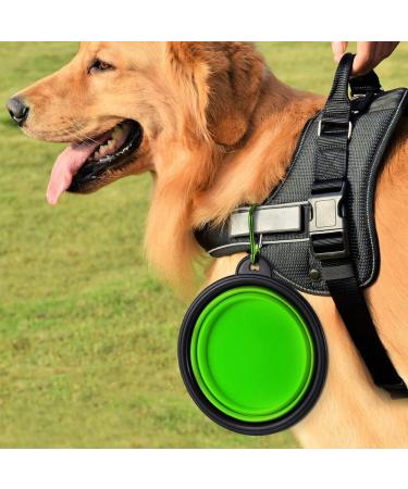 Buy Zuofeng Reisenapf Foldable Dog Water Bowl - Portable Silicone Feeding Set for Cats & Dogs | 3 Colors: Blue Green Red | International Shipping Available - Buy Online on SooperMarket.com