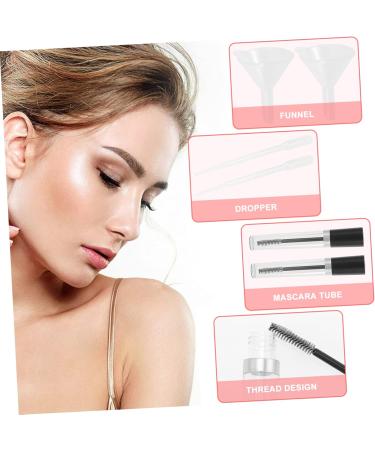 Healeved 8 Sets Refillable Eyelash Cream Bottle Mascara Tubes Empty Clear Mascara for Eyelashes Plastic - Buy Online on SooperMarket.com