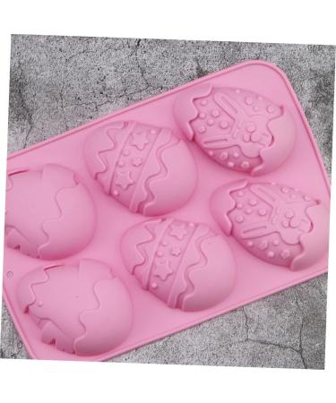 Zerodeko 2pcs Sugar Craft Gum Paste Chocolate Molds Cakesicles Mold Gummy Mold Easter Baking Mold Rabbit Decor Cake Molds Silicone Silicon Cake Chocolate Candies Biscuit Pink - Buy Online on SooperMarket.com