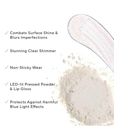 Mirabella Glow Duo Gift Set - LED Lip Gloss & Hyaluronic Powder | Talc-Free Paraben & Gluten Free | International Shipping - Buy Online on SooperMarket.com