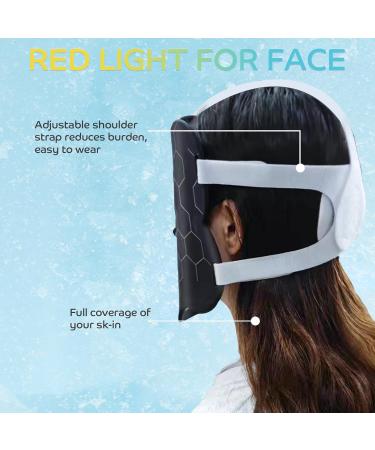Near-Infrared Light for Face Portable LED Face Light with Power Bank Red Light Lamp with Timing Function at Home Dark Black - Buy Online on SooperMarket.com