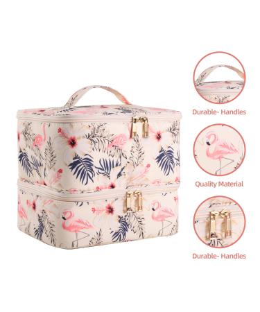 Buru s Double-Layer Nail Polish Organizer & Dryer Case - Holds 27 Bottles - Flamingo Yellow - Buy Online on SooperMarket.com
