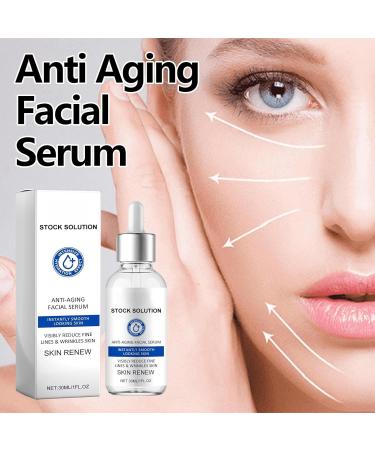Serum Instant Effect Face Face Serum Plumping Skin Hydrating Serum Instant Face Tightening Facial Essence Anti-Aging Serum Skin Lightening Serum Dark Eye Circle Wrinkle Remover - Buy Online on SooperMarket.com