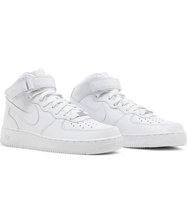 Buy Nike Men's Air Force 1 Mid 07 High-Top Sneakers - White - EU Size 44 | International Shipping Available - Buy Online on SooperMarket.com