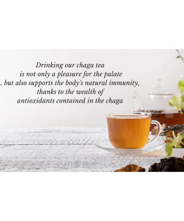Organic Herbal Tea Chaga Mushroom 25 x 2g tea bags Piptoporus Betulinuus Inonotus Obliguus - Buy Online on SooperMarket.com