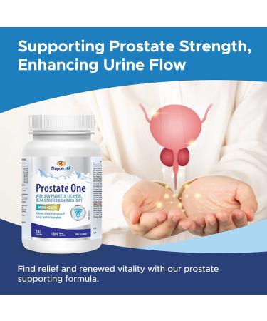 MapleLife Nutrition Prostate One Saw Palmetto 200 mg - Relives Urological Symptoms of Benign Prostatic Hyperplasia Reduces Urinary Frequency Promotes Healthy Prostate Anti-Inflammation Improve Urinary Function No Artificial Colours/Flavours 100 Capsules - Buy Online on SooperMarket.com