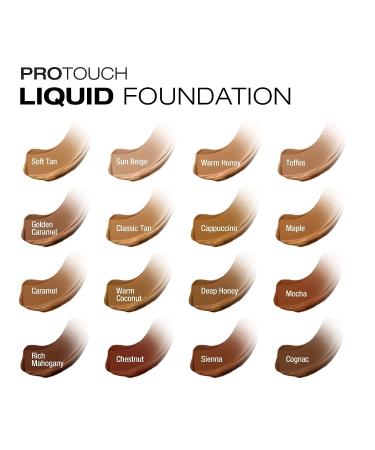 Kiss New York Professional Liquid Foundation - Natural Finish, Hydrating Formula, Medium to Full Coverage, Green Tea Extract - Cappuccino - Buy Online on SooperMarket.com