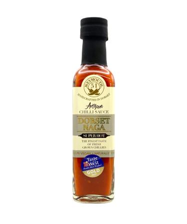 Weymouth 51 Dorset Naga Super Hot Chili Sauce | Nagga Sauce| Naga Chilli Sauce | Hot Sauce 220ml | The Fine Taste of English Grown Chilies dorset naga hot sauce