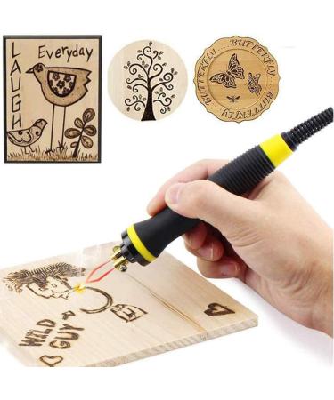 Wood Burnning Kit Professional Pyrography Wood Burner Adjustable Temperature Woodburner Machine with Pen for Adults Wire Tips - Buy Online on SooperMarket.com