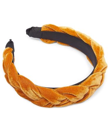 Glamlily 4 Pack Velvet Braided Headbands for Women - Wide Non-Slip Padded Hair Accessories (4 Colors) - Buy Online on SooperMarket.com