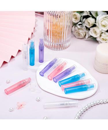 Phoetya 32 StCK 2ML Mini Spray Bottles - Portable Plastic Perfume Containers in 4 Colors for Travel & Outdoor Makeup - Buy Online on SooperMarket.com