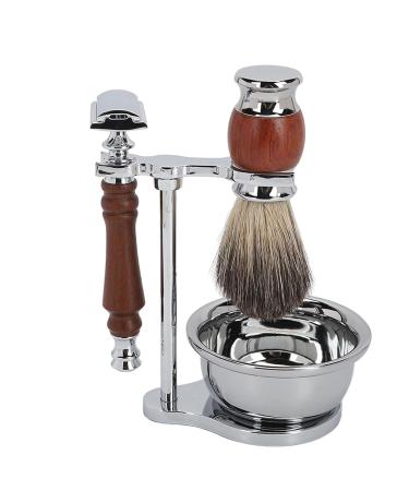 Premium Men's Shaving Set with Wooden Handle | Easy to Clean | Perfect Gift for Him - Buy Online on SooperMarket.com