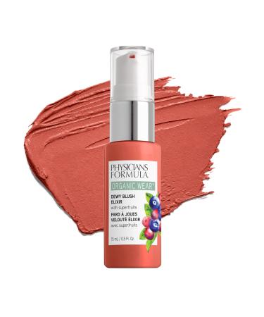Physicians Formula Organic Wear Dewy Blush Elixir Apricot Glow  0.5 fl oz (15 ml)