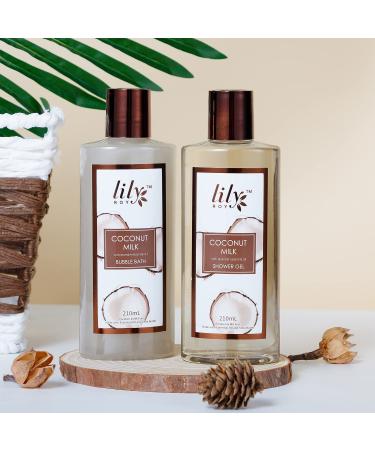 Coconut Milk Spa Gift Basket for Women - 18pc Bath Set with Bombs, Bubble Bath, Shower Gel, Scrub & More - Buy Online on SooperMarket.com