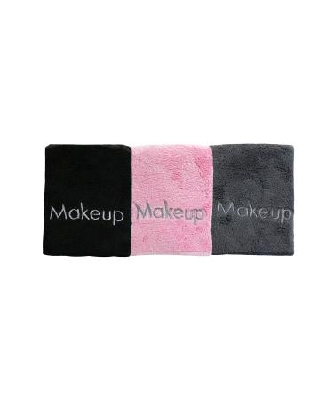 Arkwright Microfiber Makeup Remover Cloths - 6-Pack Black 13x13 Inch Soft Coral Fleece - Buy Online on SooperMarket.com