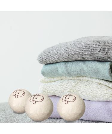 6Pack Wool Dryer Balls Reusable Reduces Clothing Wrinkles and Saves Drying Time Wool Balls Replaces Dryer Sheets Wool Balls for Dryer Laundry Balls for Dryer(#1) - Buy Online on SooperMarket.com