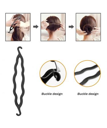 25 PCs Hair Styling Accessories Kit - Braided Clips & Foam Pads for DIY Hairstyles | Hair Tool Set for Girls - Buy Online on SooperMarket.com