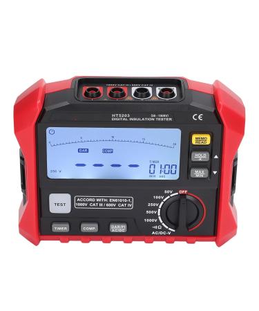 Boost Your Efficiency with The HT5203 Insulation Resistance Tester Multimeter - Sophisticated Tool for Megger Megohmmeter Perfect for Complete Insulation Analysis and Measurements - Buy Online on SooperMarket.com